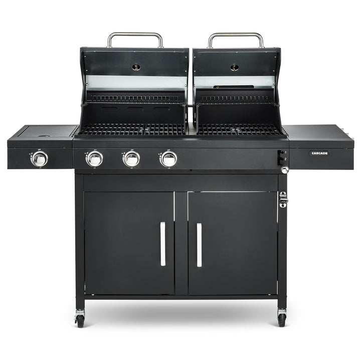 Fire Mountain Cascade Dual Fuel Gas & Charcoal BBQ Grill | FM
