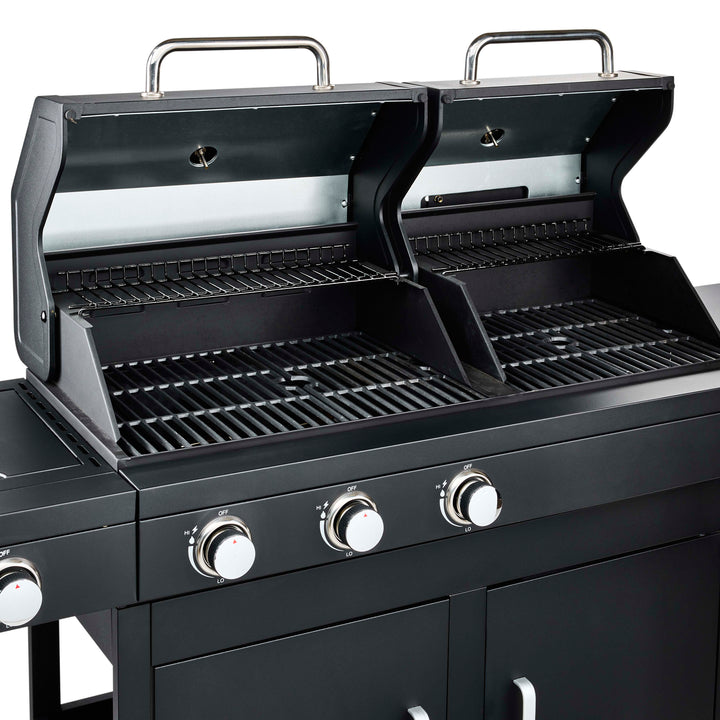 Fire Mountain Cascade Dual Fuel Gas & Charcoal BBQ Grill | FM