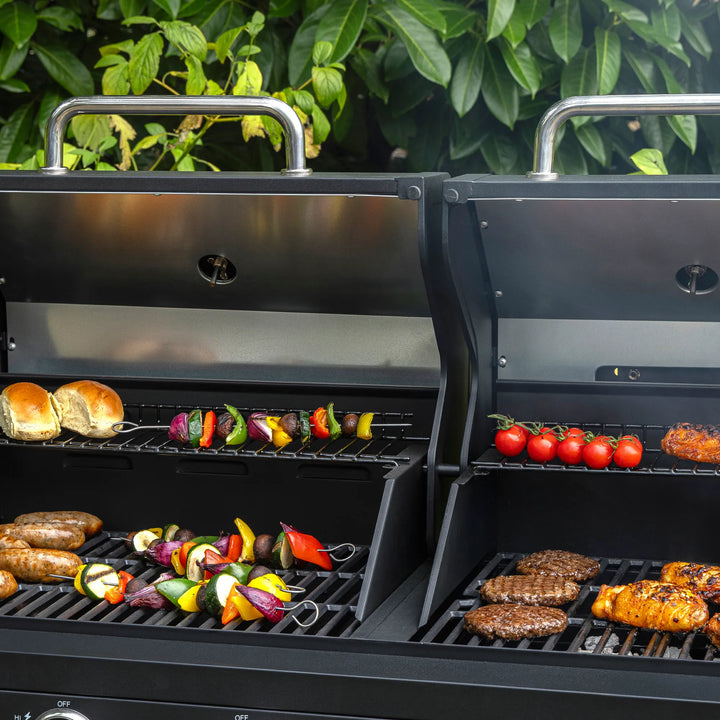 Fire Mountain Cascade Dual Fuel Gas & Charcoal BBQ Grill | FM