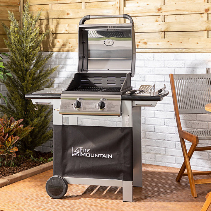 Fire Mountain Everest 2 Burner Gas BBQ 2